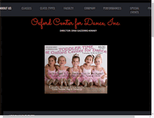 Tablet Screenshot of oc4dance.com